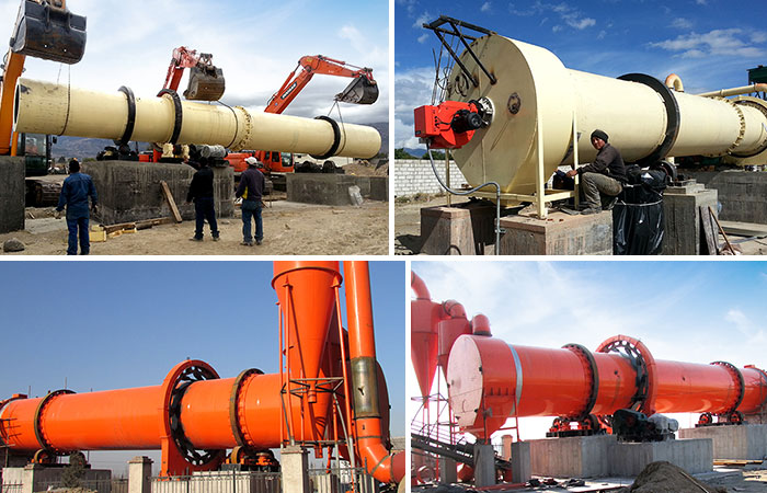 Cement Rotary Dryer Delivery Site