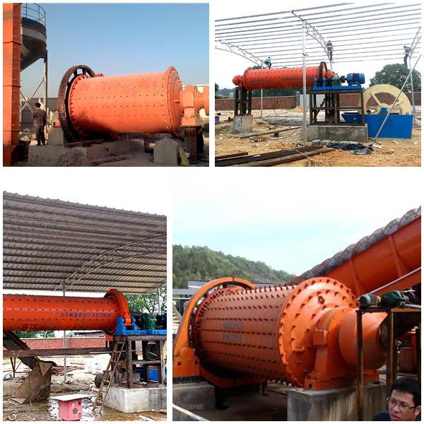 Cone Ball Mill Work Site