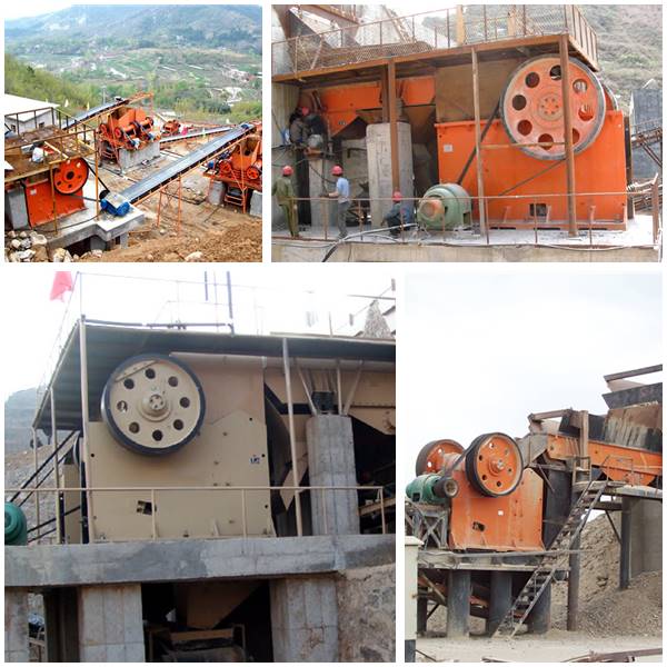 Primary Jaw Crusher Work Site