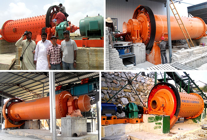 China Ball Mill Work Site