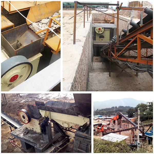 Single Toggle Jaw Crusher Work Site