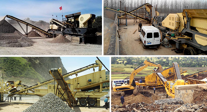 Mobile Crusher Production Site