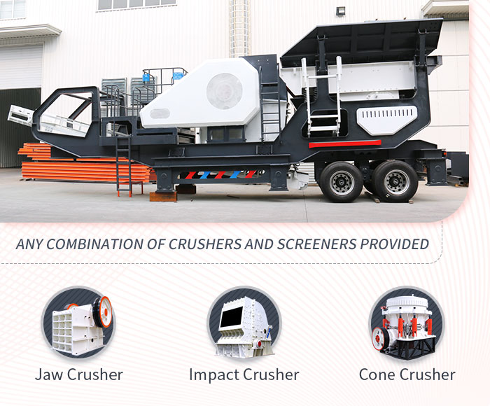 Customized corallory crushers of mobile crushing plant