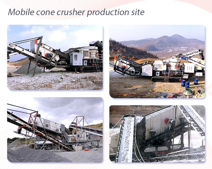 Global Hongxing mobile cone crusher production sites